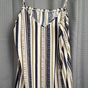 Striped Sleeveless Dress